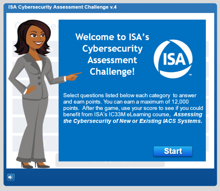 ISA Cyber Risk Assessment Challenge